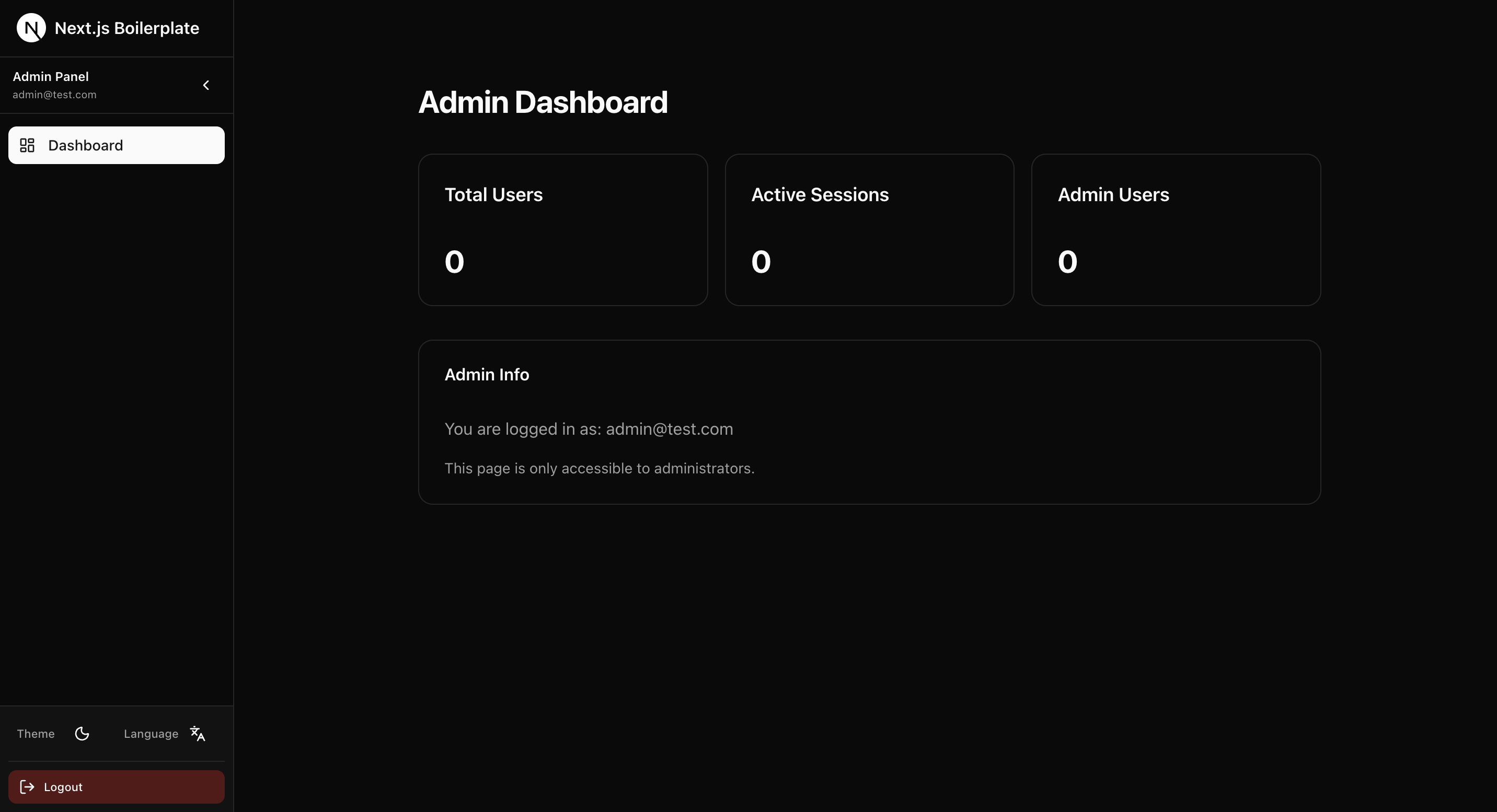 Next.js Boilerplate gallery image
