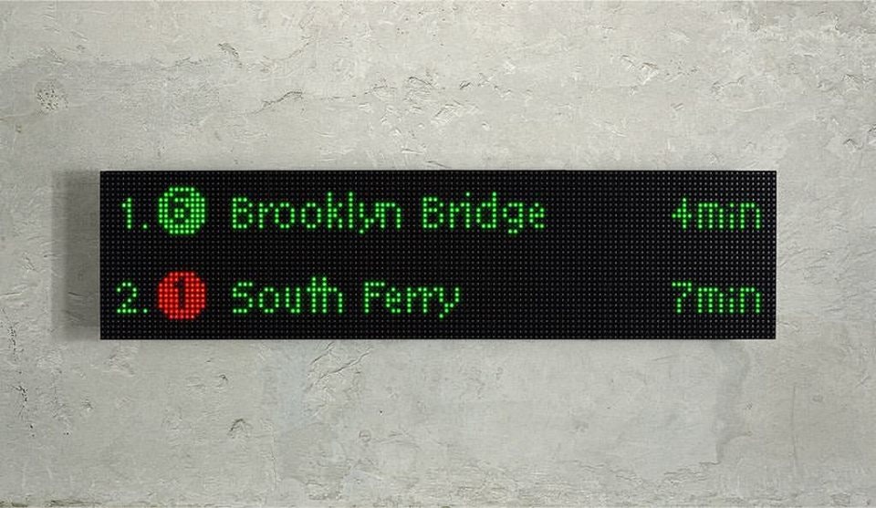 NYC Train Sign gallery image