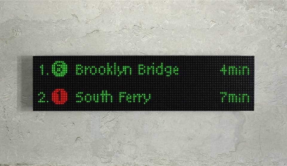 NYC Train Sign media 2