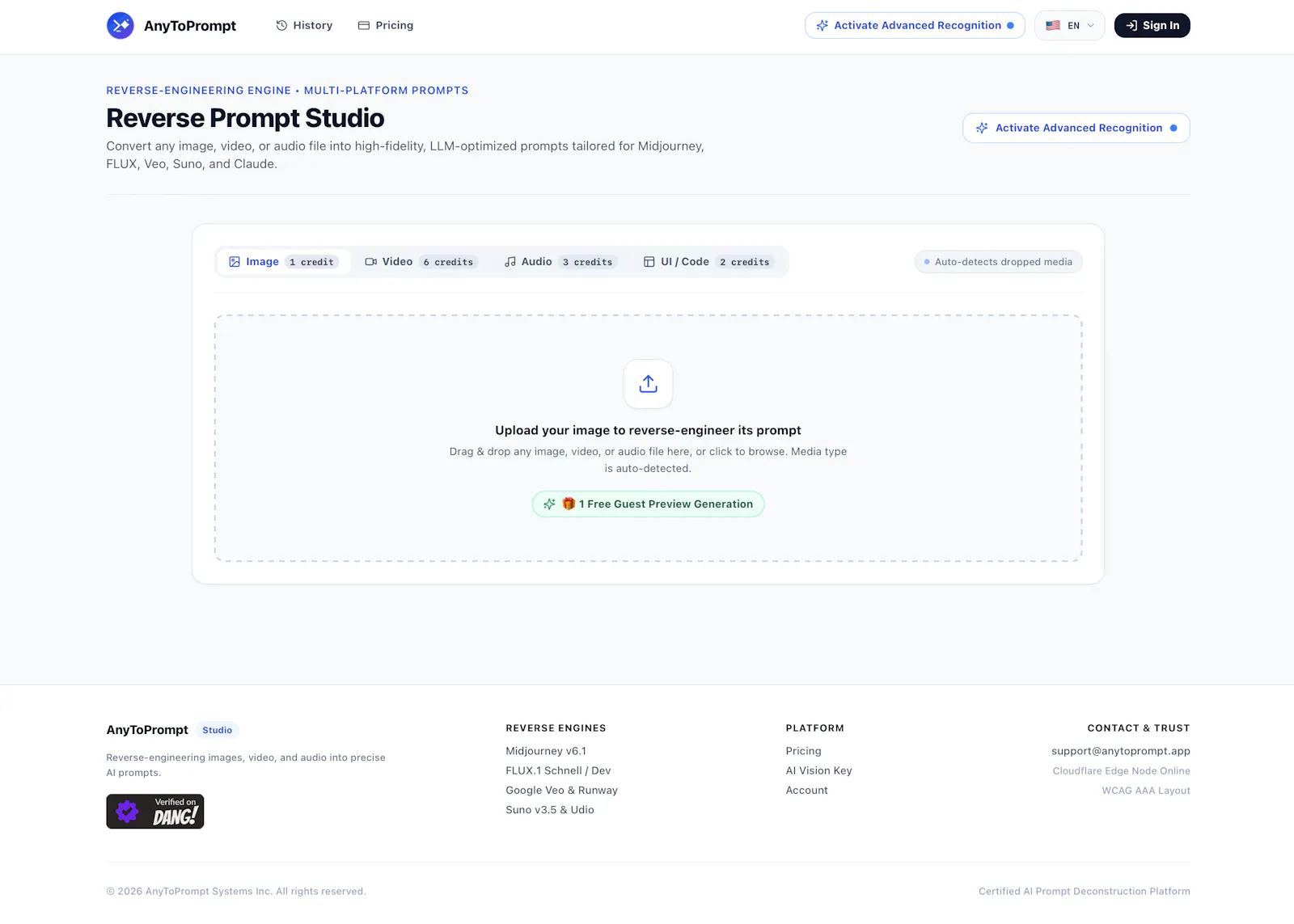 AnyToPrompt screenshot 1