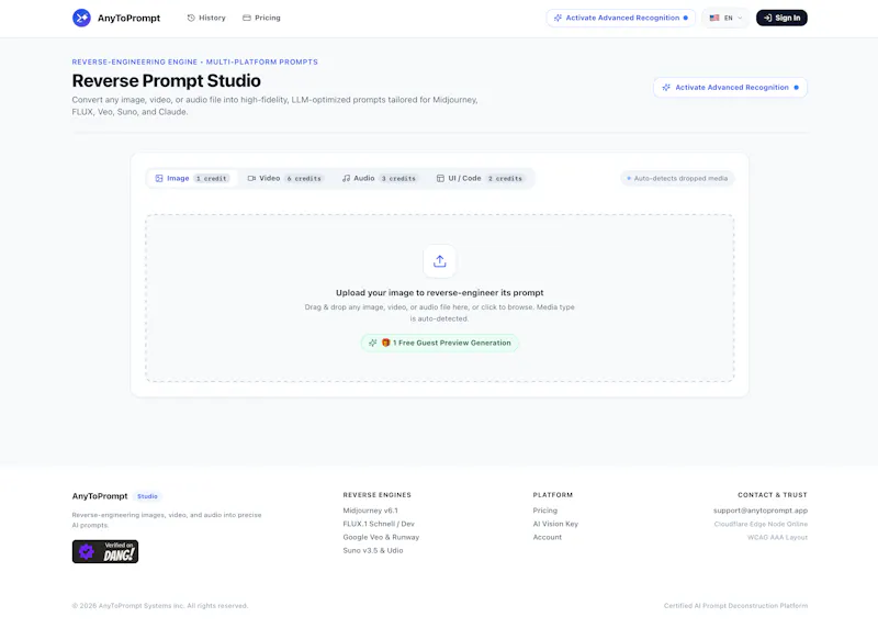 AnyToPrompt screenshot 1