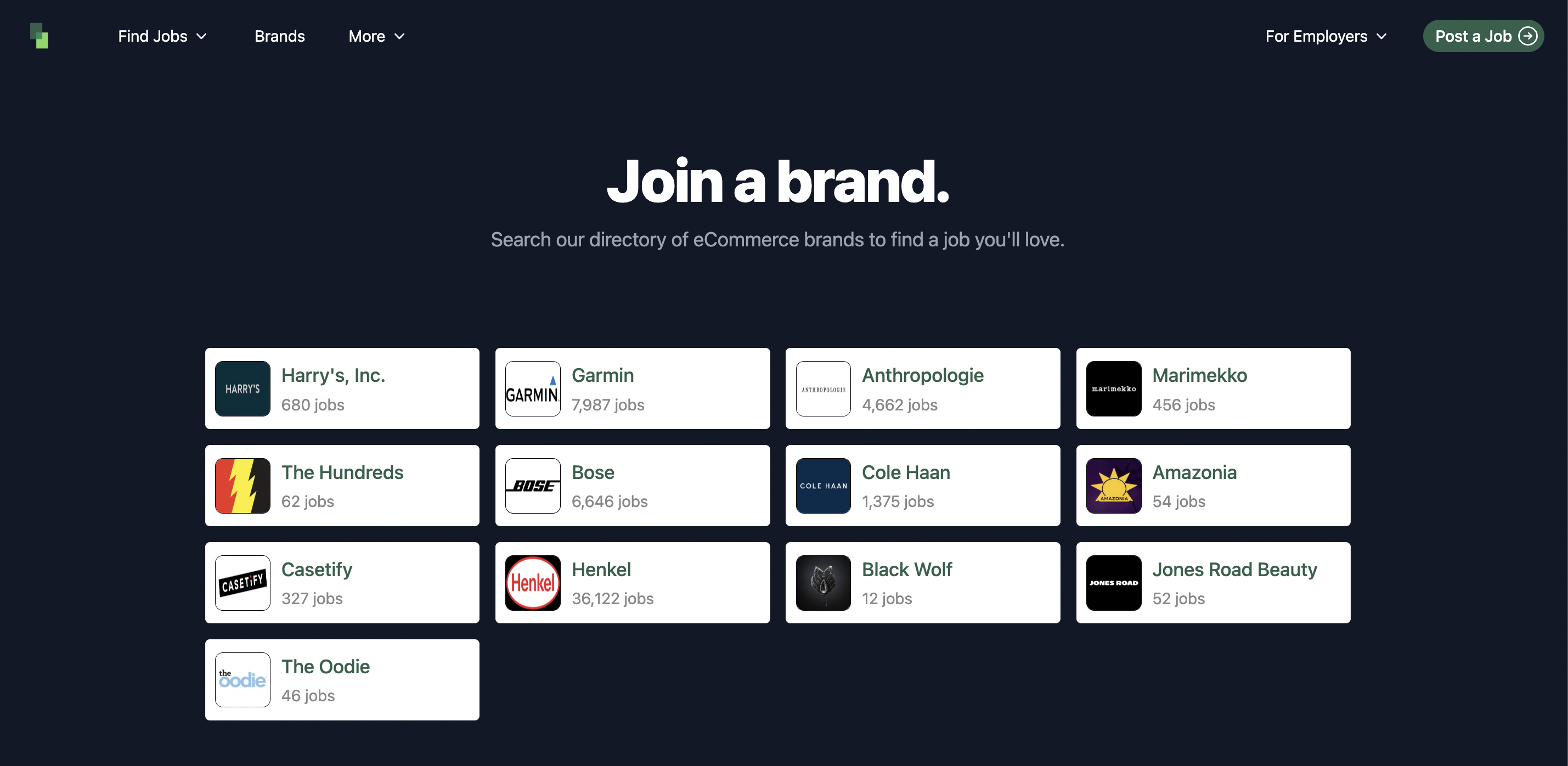 Mídia 4 de ECOMPORTAL - Encontre empregos das marcas de comércio eletrônico que mais crescem