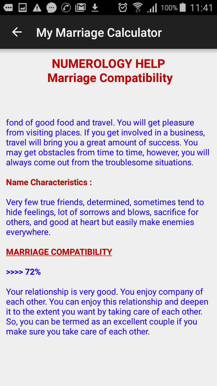 My Marriage Calculator gallery image
