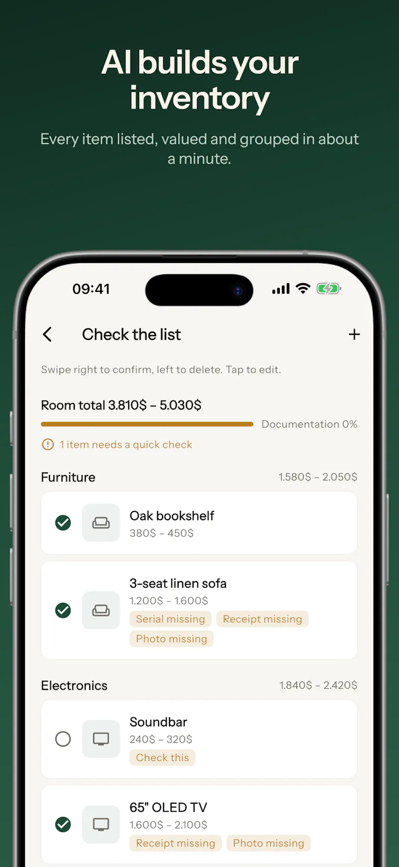 Prufiva — Home Inventory Proof screenshot 8