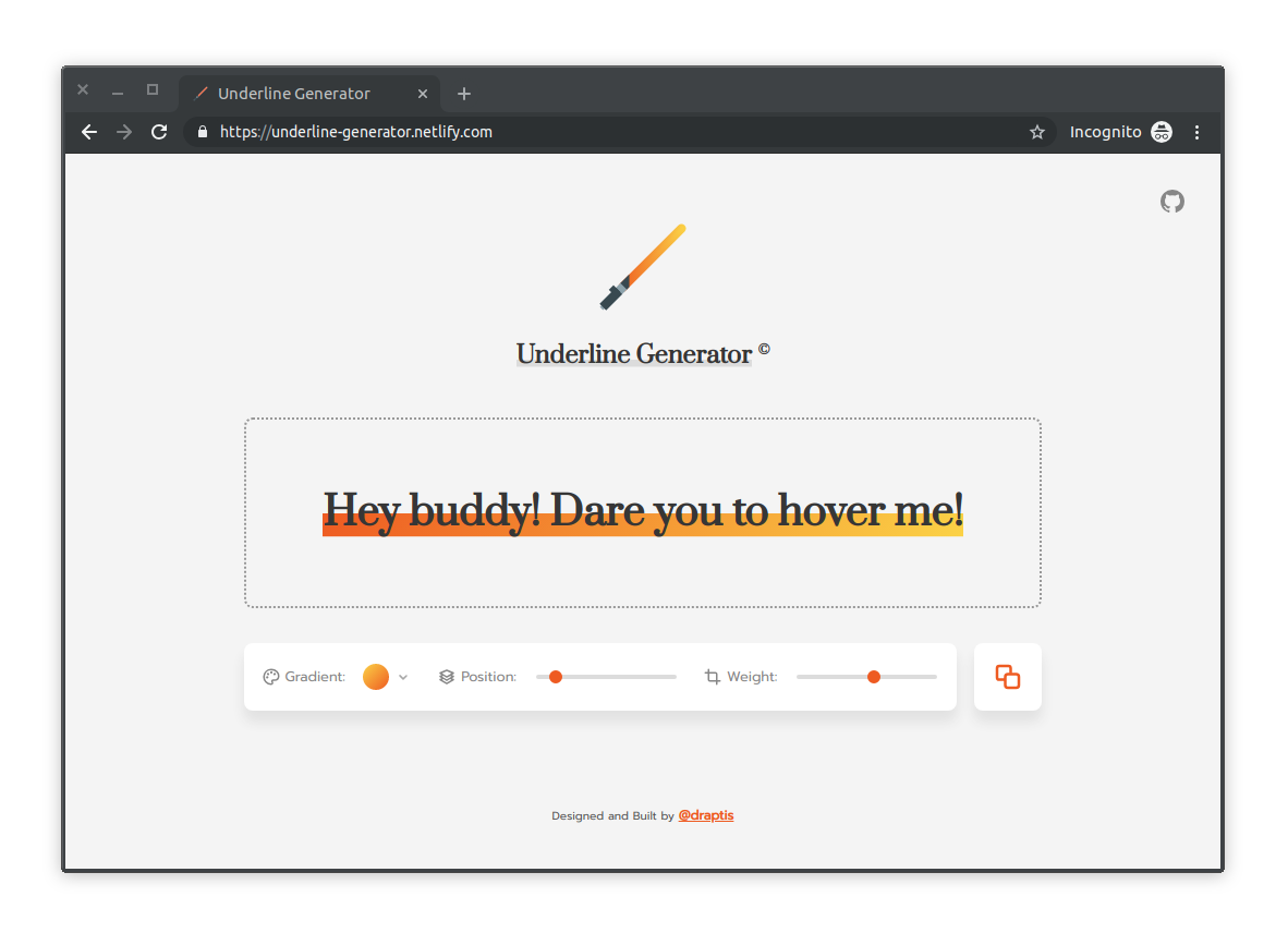 Underline Generator gallery image