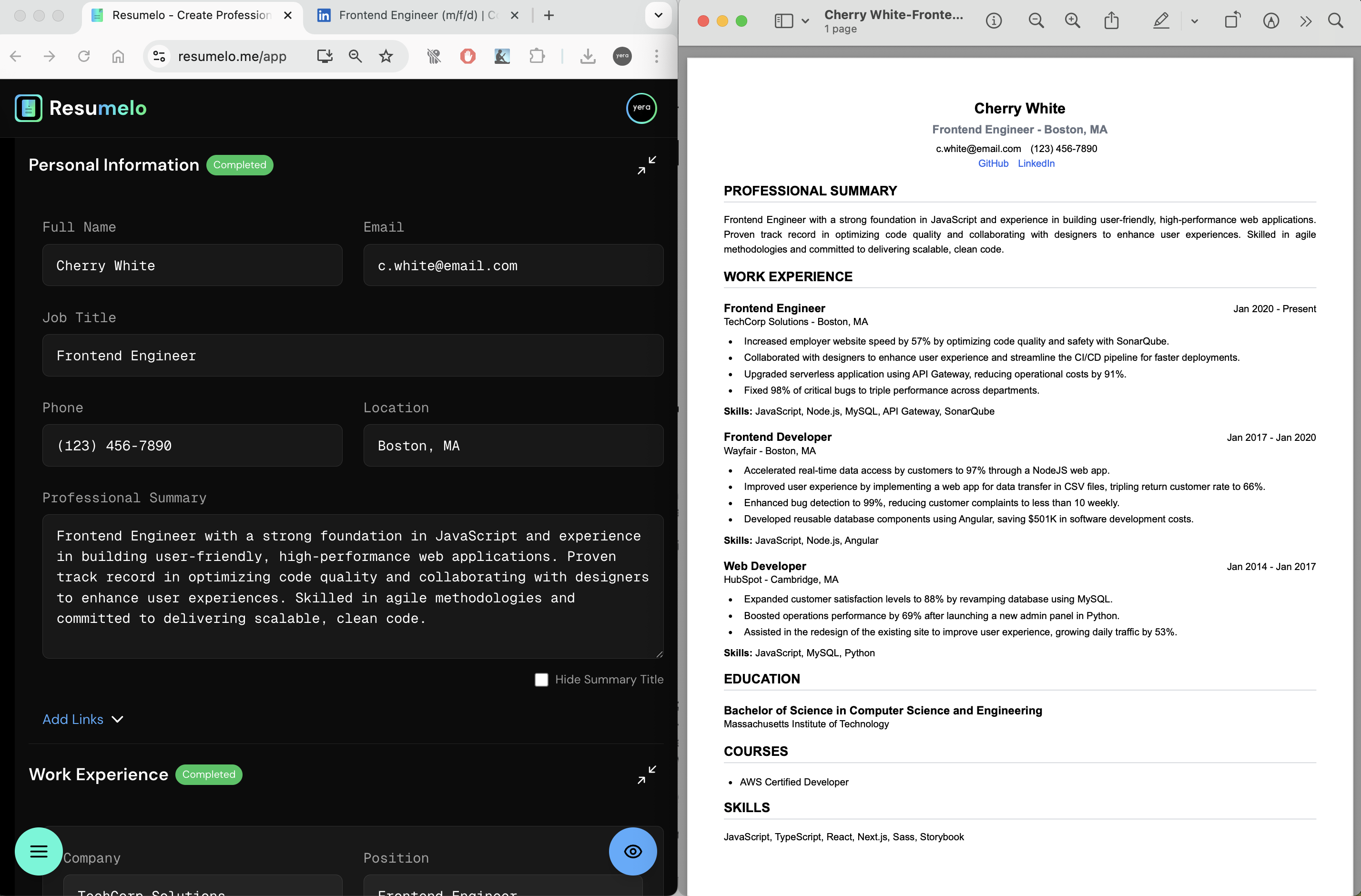Resumelo gallery image