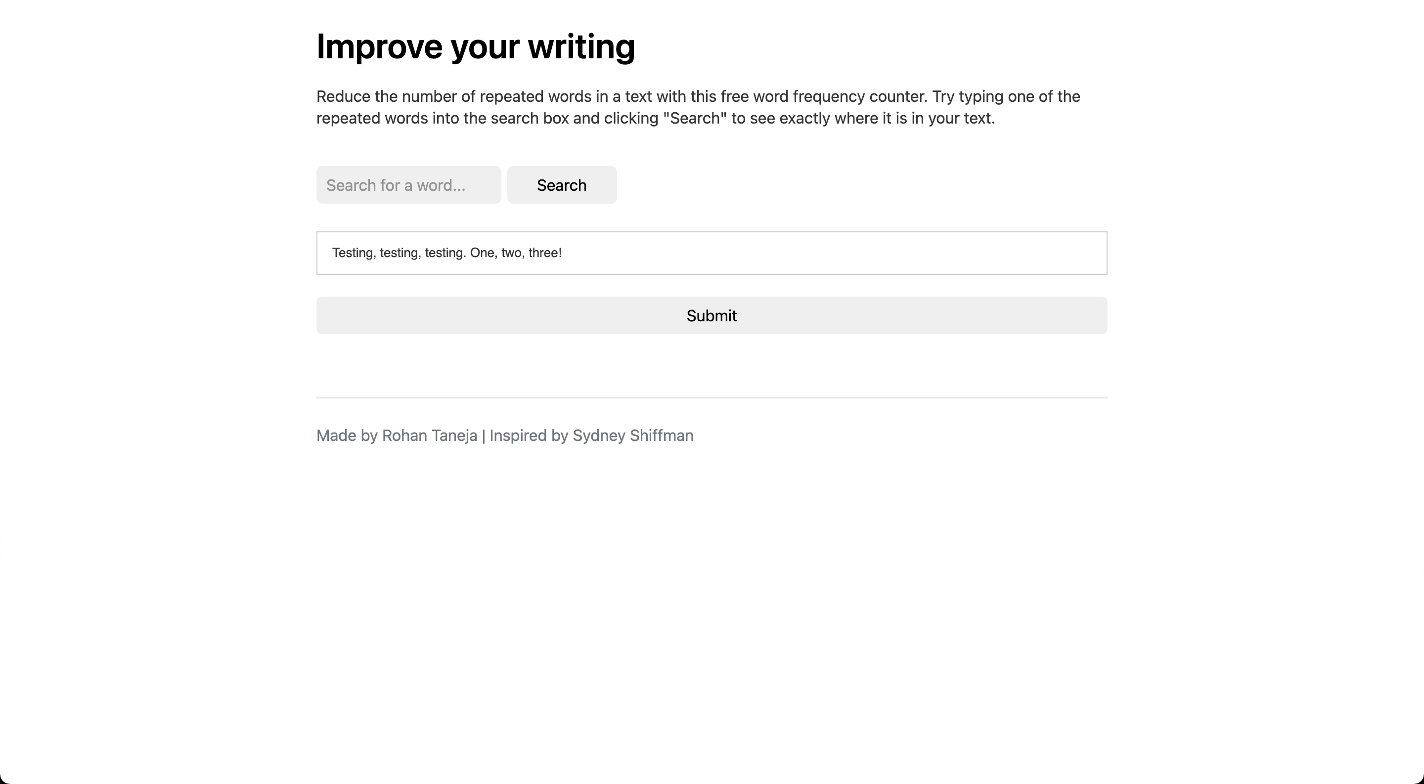 Word Frequency gallery image