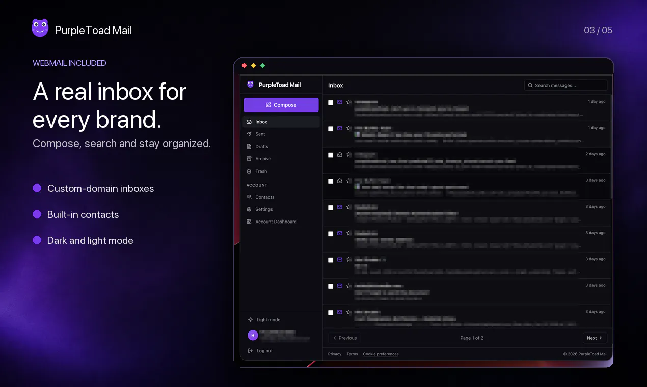 PurpleToad Mail gallery image