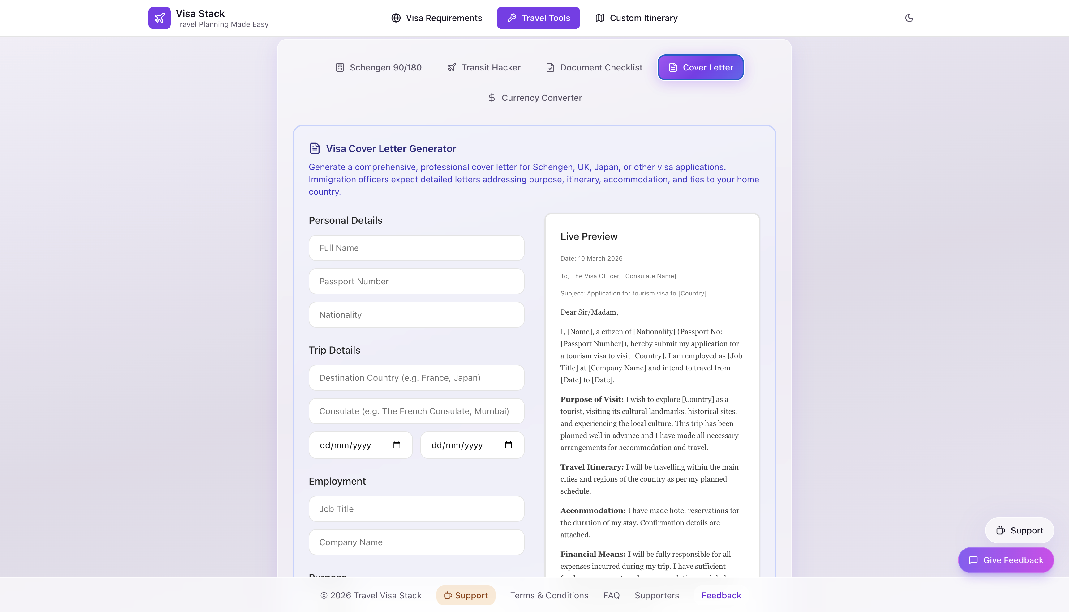 Travel Visa Stack gallery image