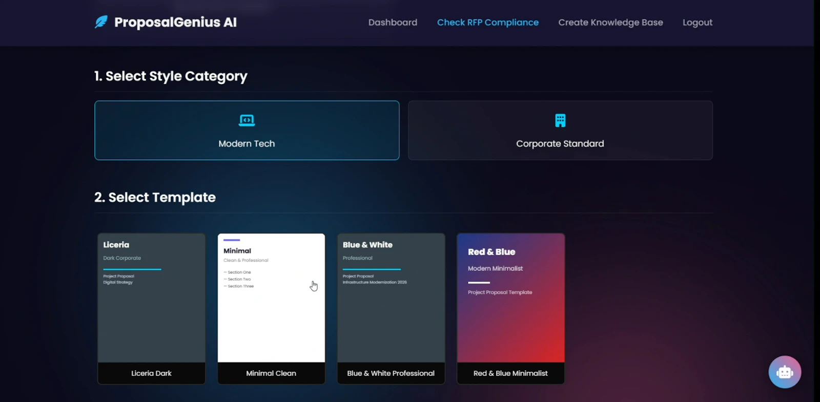 ProposalGenius AI screenshot 1