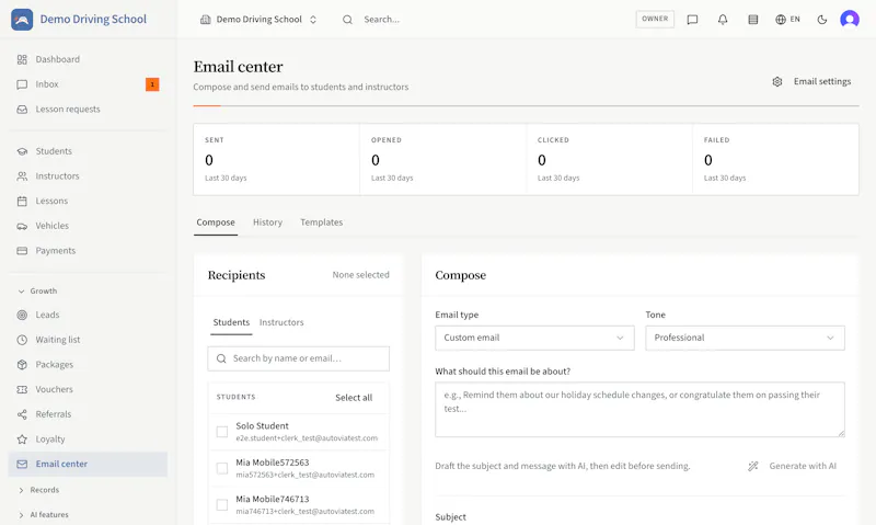 AutoviaTest for Schools screenshot 7