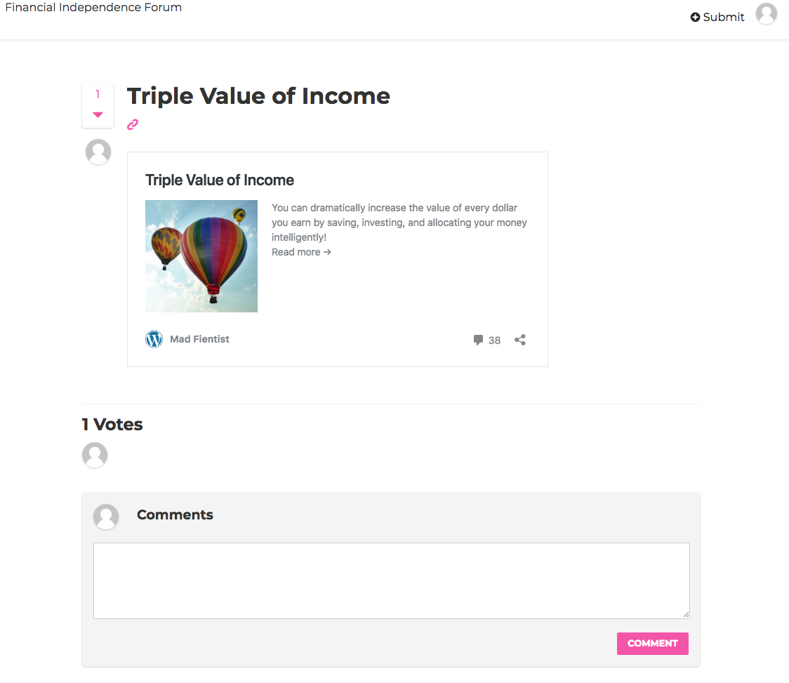 Financial Independence Forum gallery image