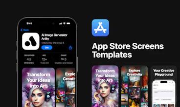 AI Image Generator iOS UI Kit gallery image