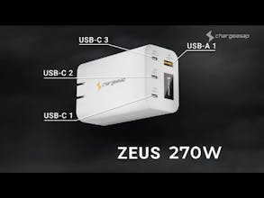 Zeus 270W GaN USB-C Charger gallery image