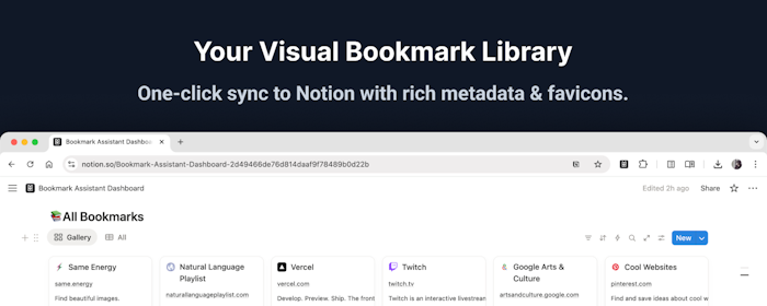 Bookmark Assistant产品图