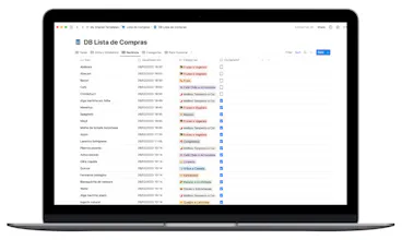 Notion Template Lista de Compras Mercado gallery image
