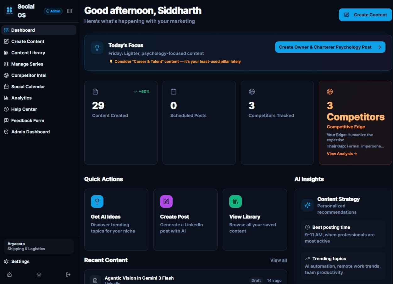 Social OS gallery image