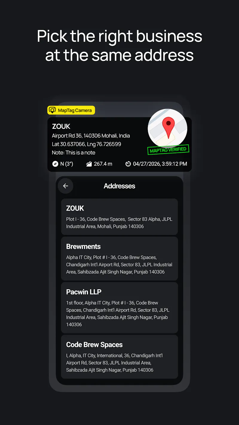 MapTag Camera screenshot 6
