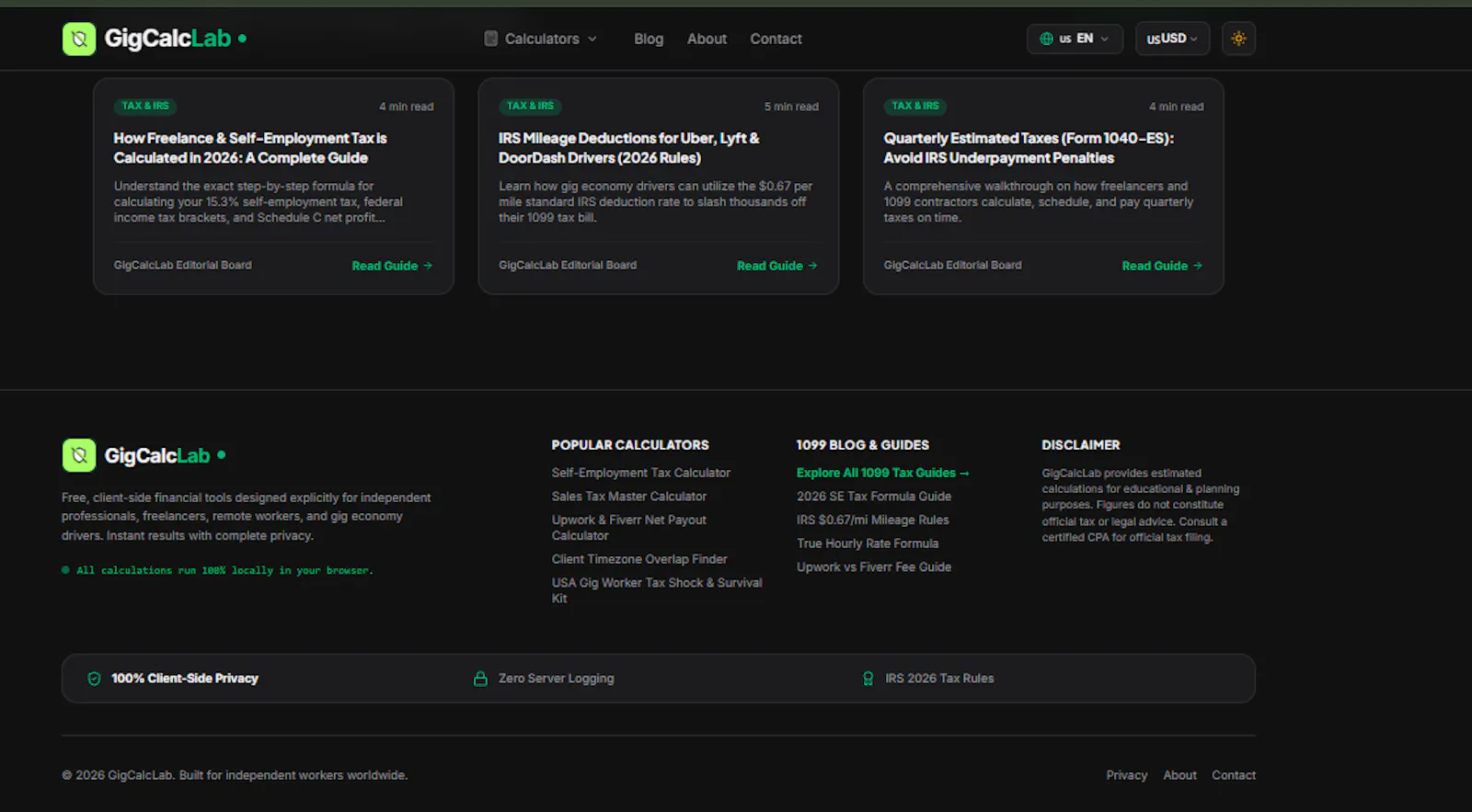 GigCalcLab screenshot 5
