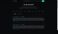 Is AI Correct?