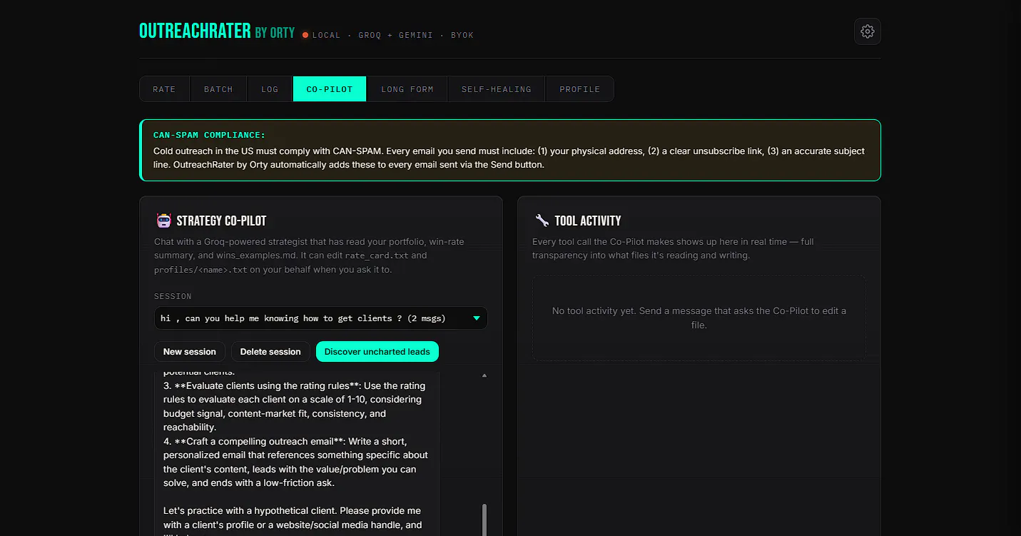 Outreach Rater gallery image
