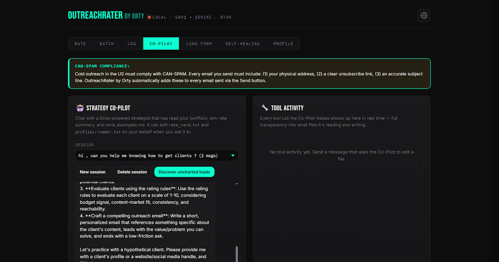 Outreach Rater screenshot 4