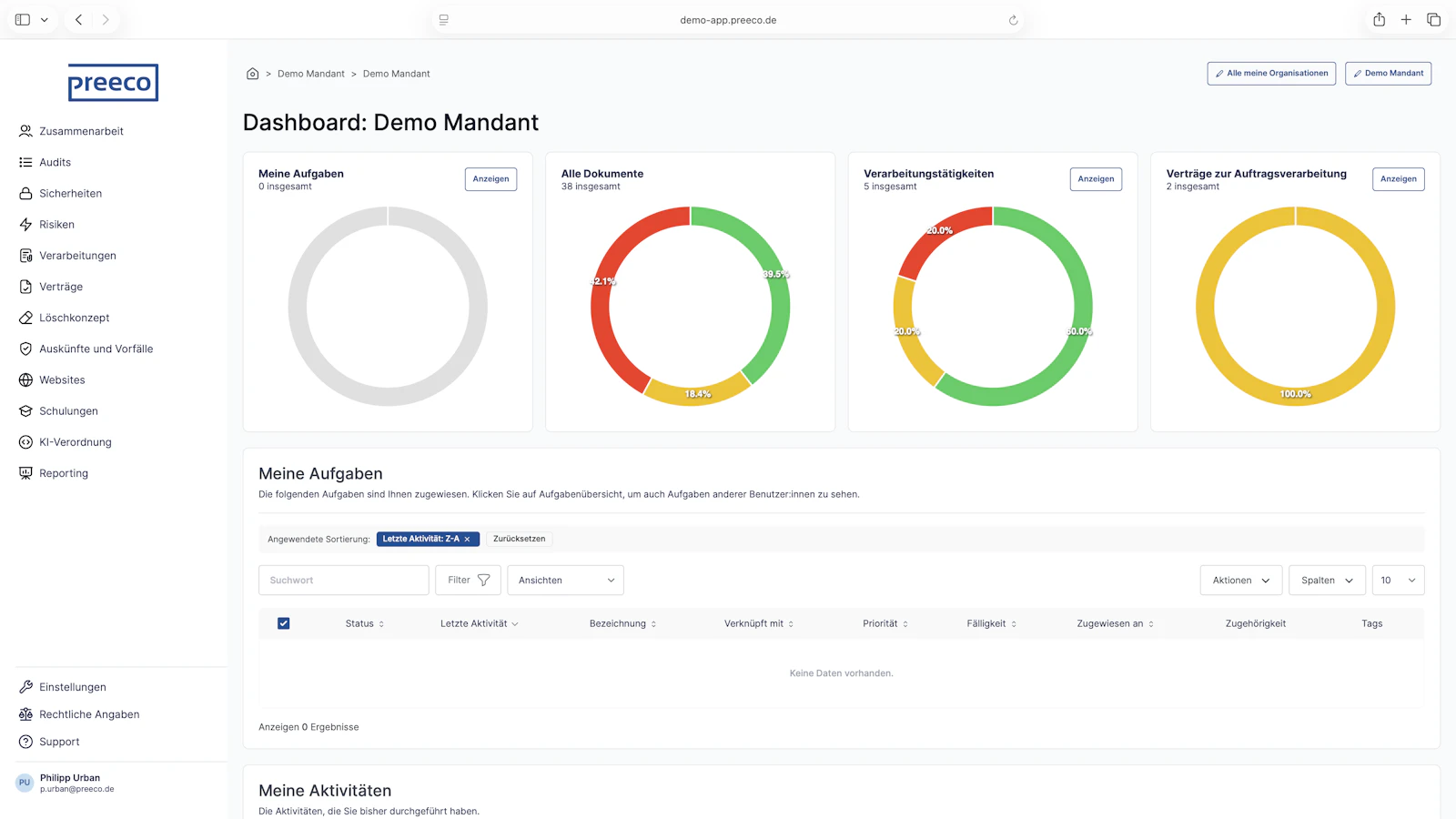 preeco | data protection screenshot 2