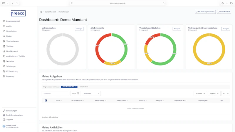 preeco | data protection screenshot 2
