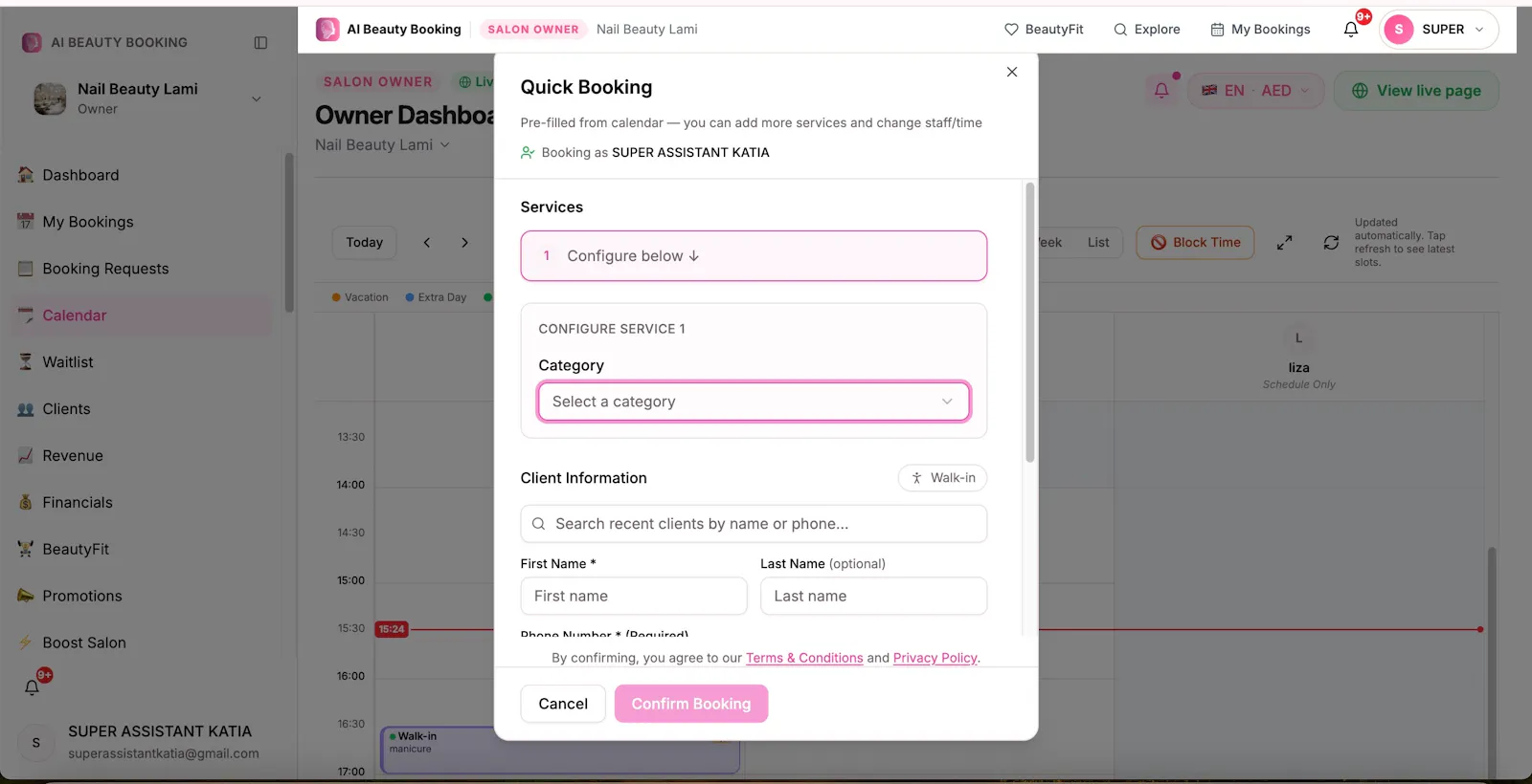 Ai Beauty Booking screenshot 10