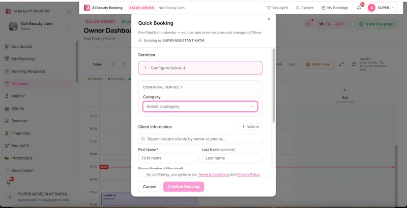 Ai Beauty Booking screenshot 10