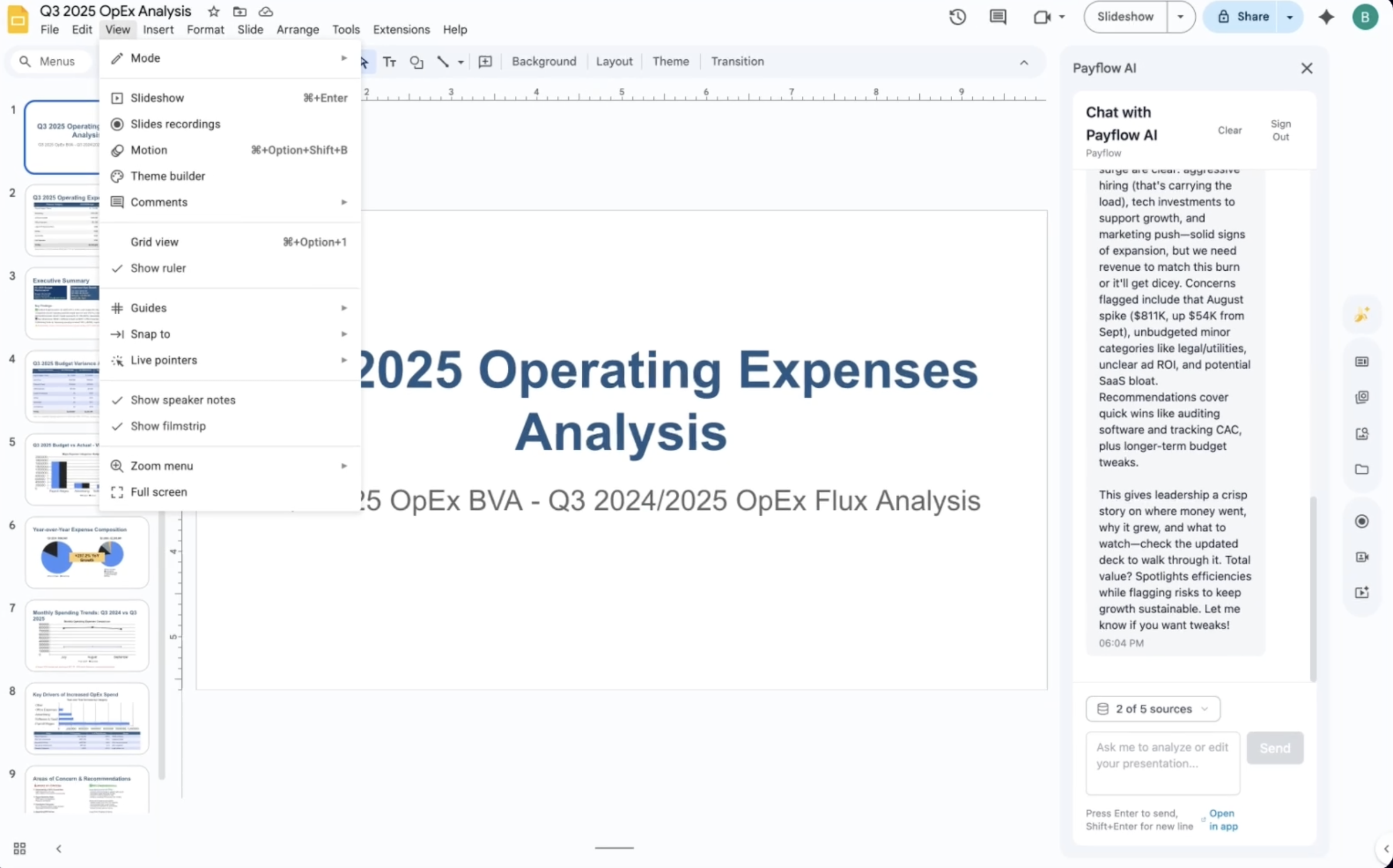 Payflow AI - Screenshot 5 showing product features and functionality