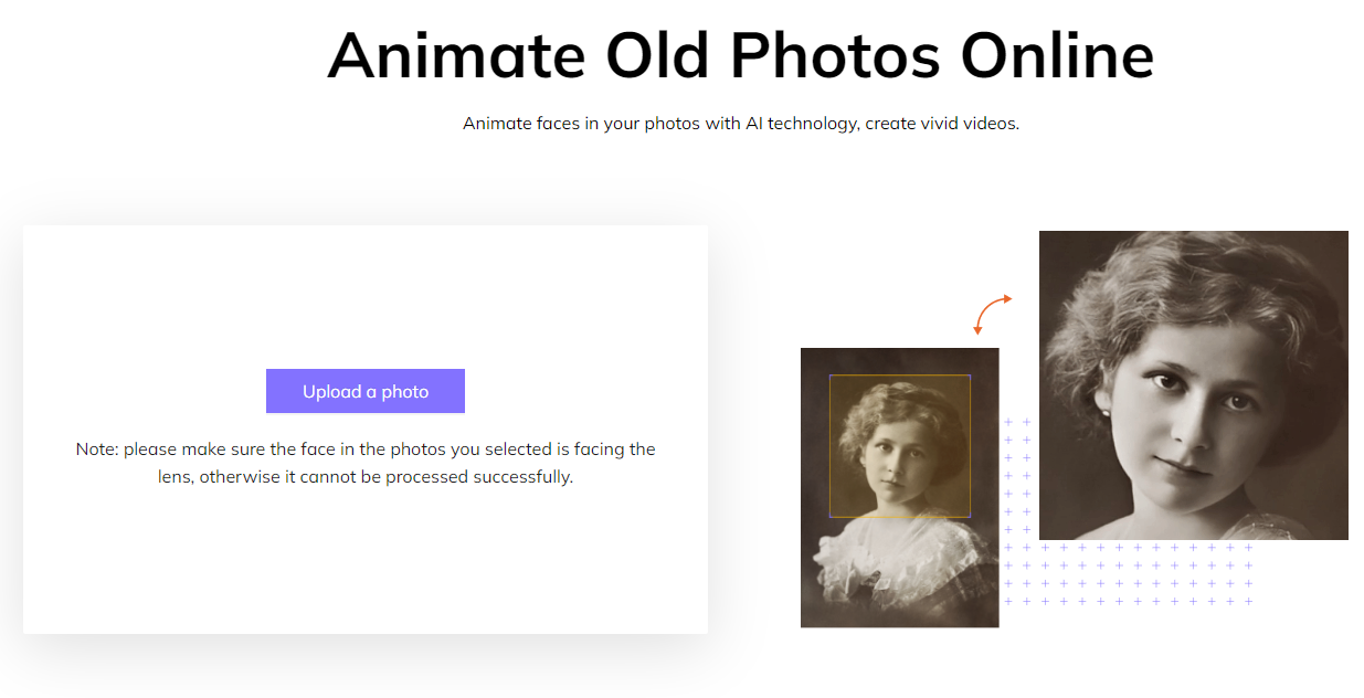 Animate Old Photos Online media 1