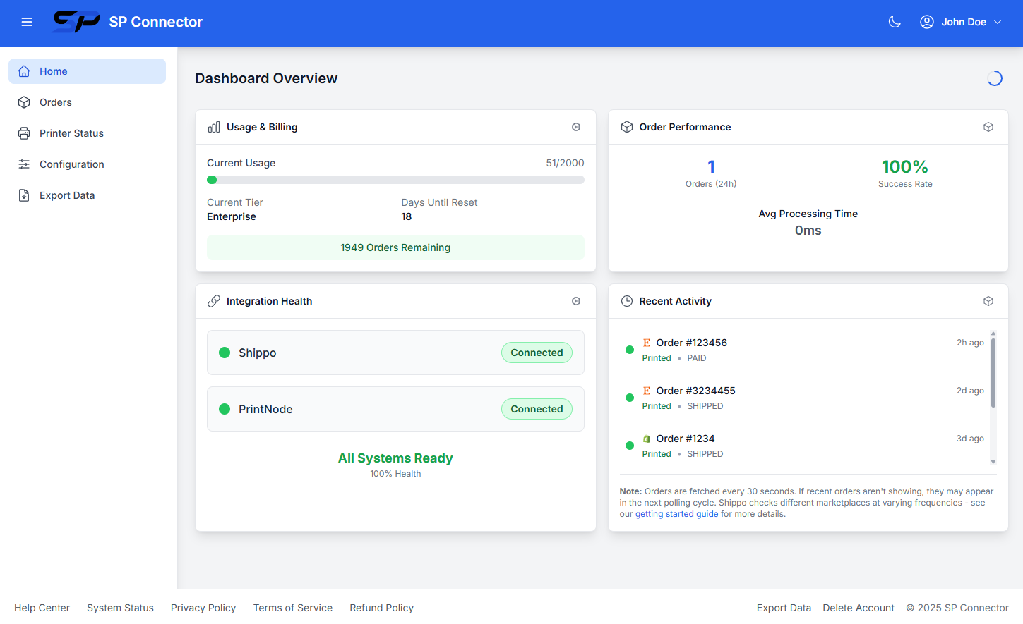 SPConnector - Main product screenshot demonstrating key features and user interface