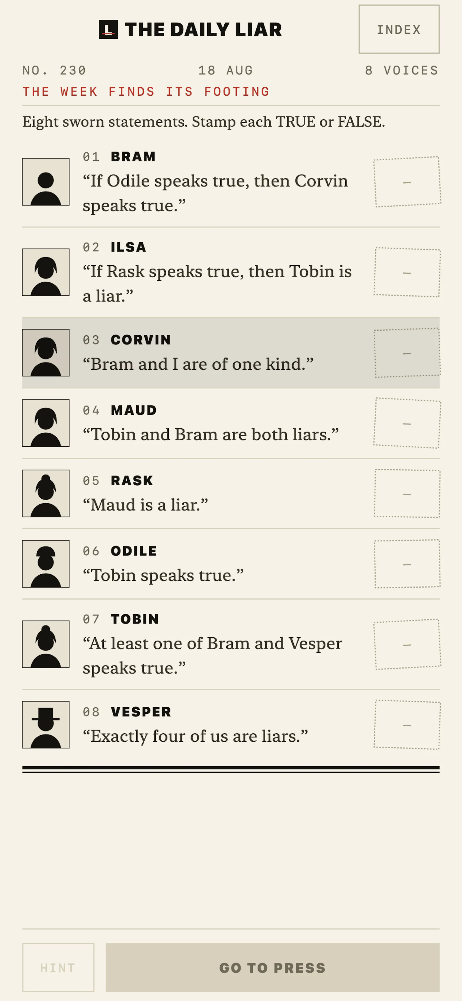 The Daily Liar screenshot 2