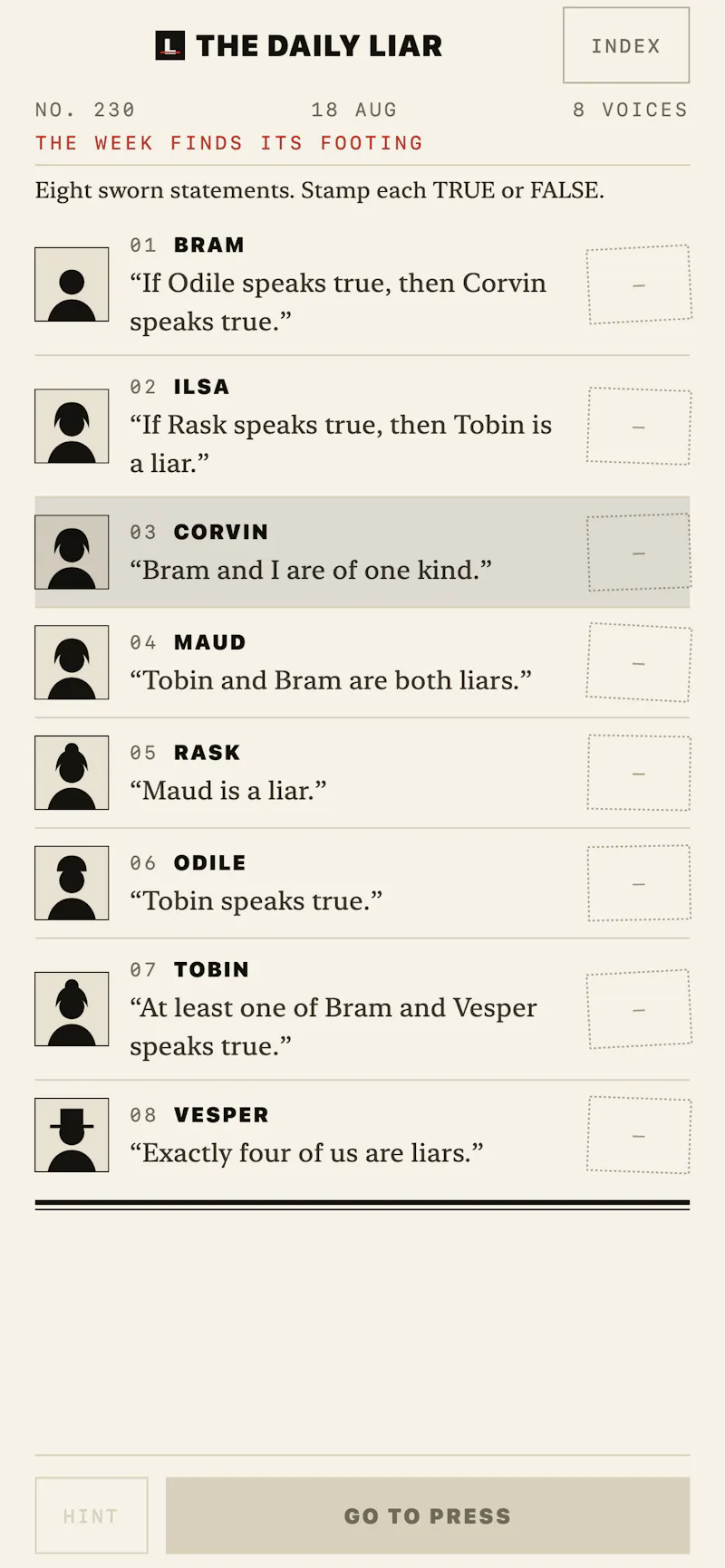 The Daily Liar screenshot 2