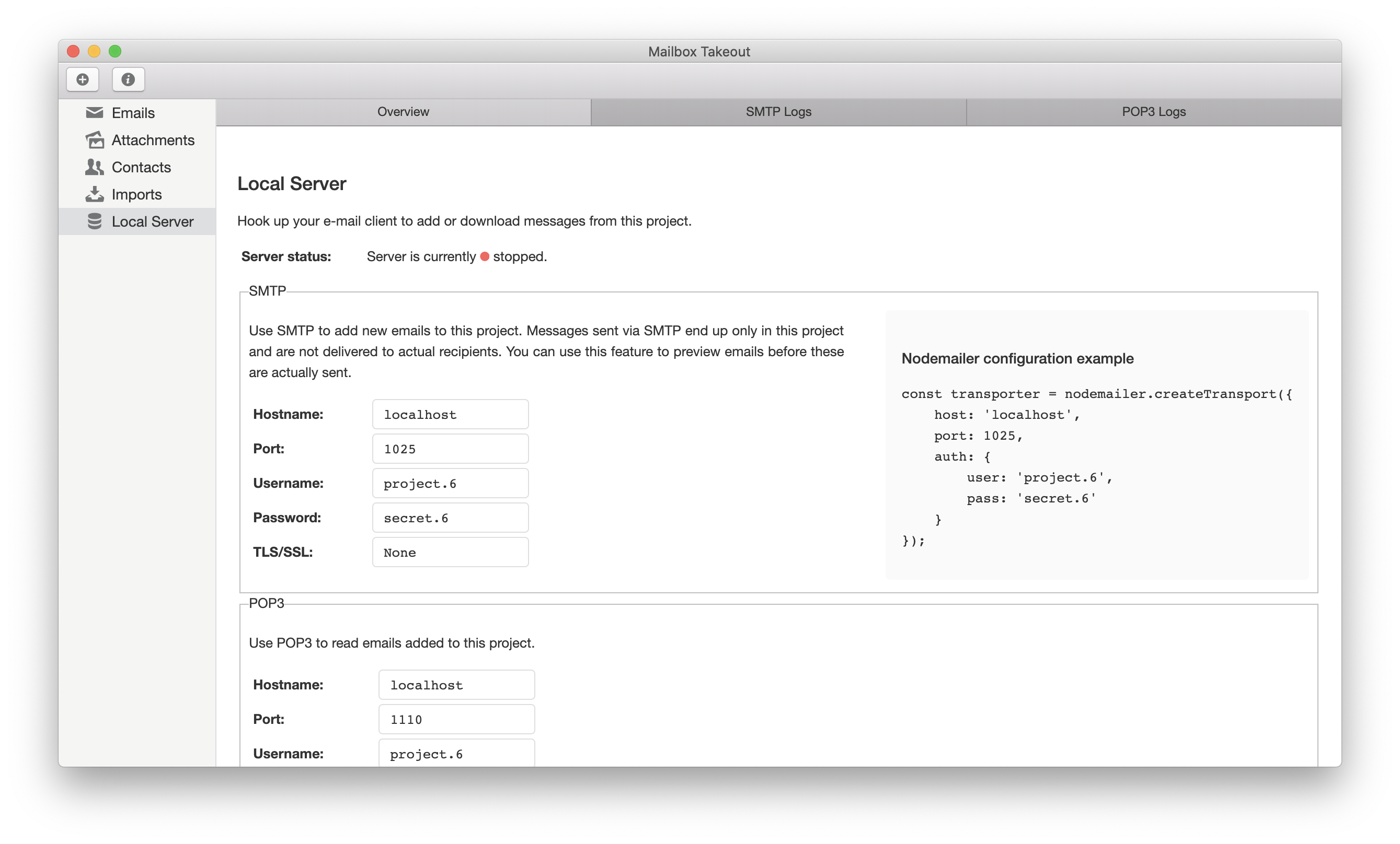 NodemailerApp gallery image