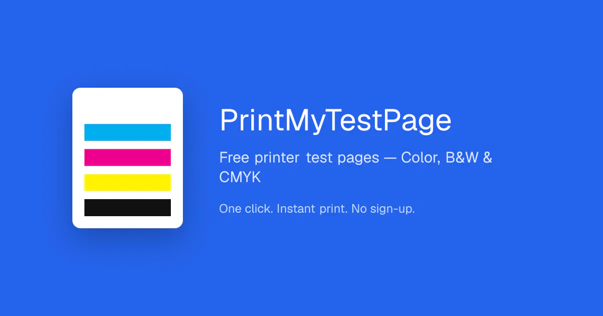 PrintMyTestPage gallery image