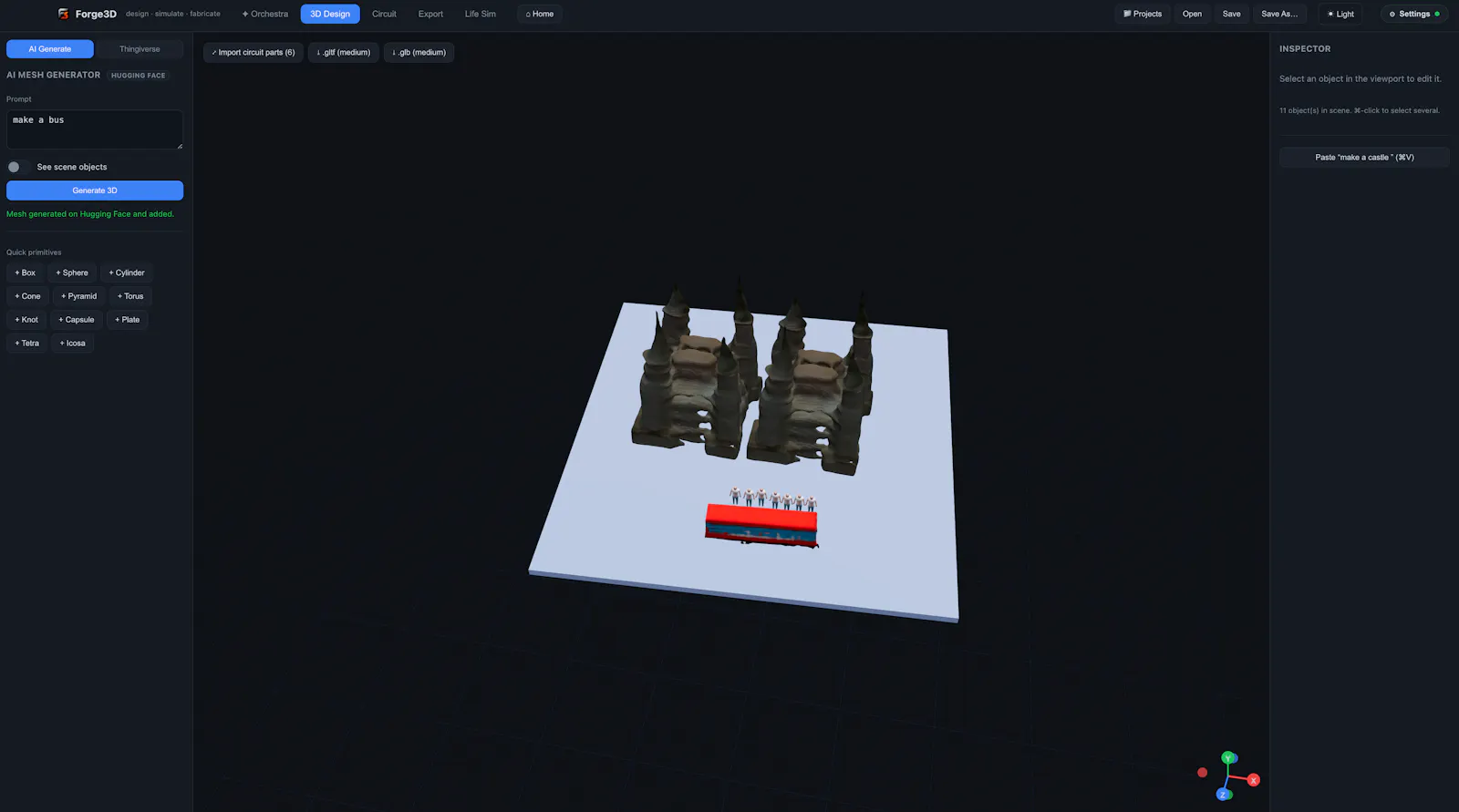 Forge3d 1.0 screenshot 4