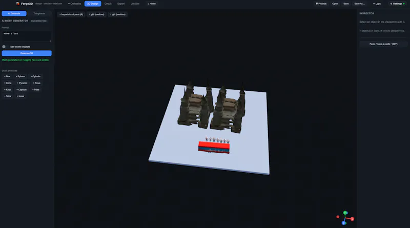 Forge3d 1.0 screenshot 4