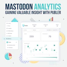 Monitoraggio delle performance dei toot di Publer - monitora e massimizza l&rsquo;effetto dei tuoi toot su Mastodon.