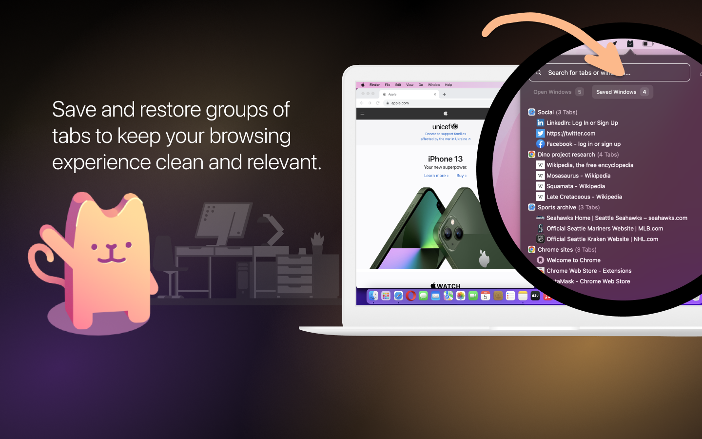Bebypus - Heb je een Mac?Heb je browsertabs?Tam uw tabbladen met Tabby! media 3