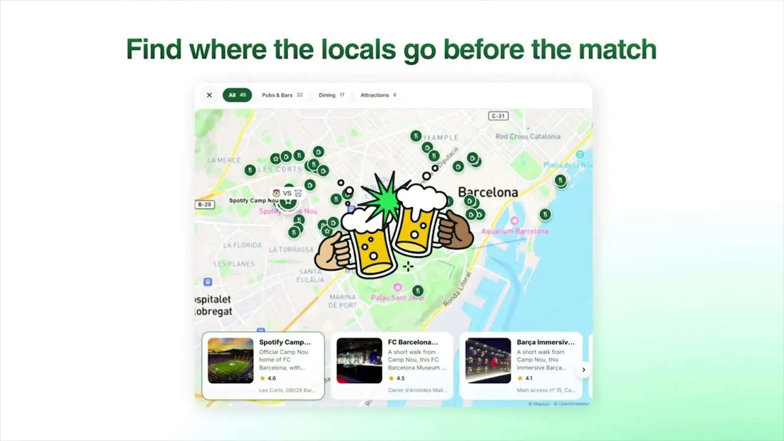 Football Finder screenshot 1 (video preview)