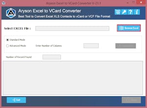 Excel to vCard Converter gallery image