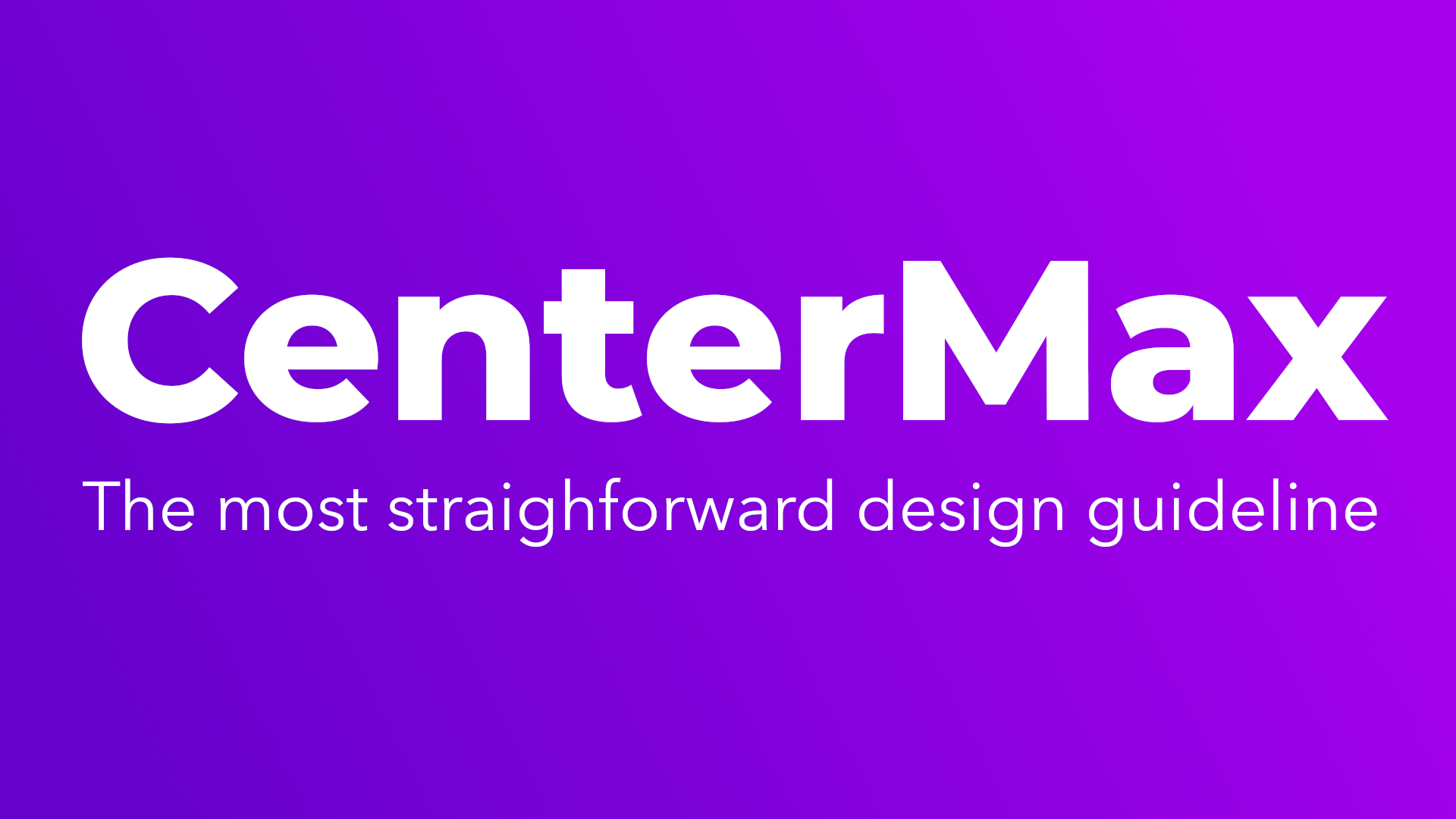 CenterMax gallery image