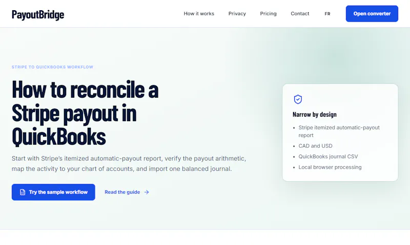 PayoutBridge screenshot 1