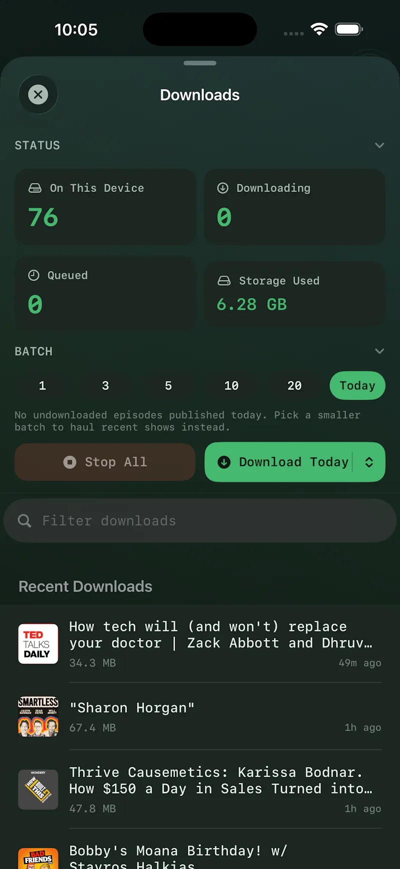 Castawai Podcast Player screenshot 7