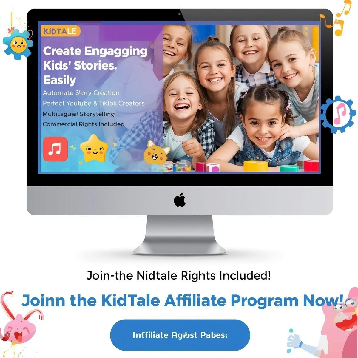 Média Les enfants sont à vous - Créateur d'animation de logiciels d'IA Entrepreneur de contenu 2