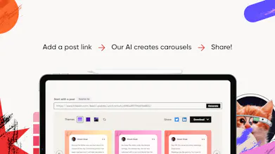 Beautiful LinkedIn Carousel Generator gallery image