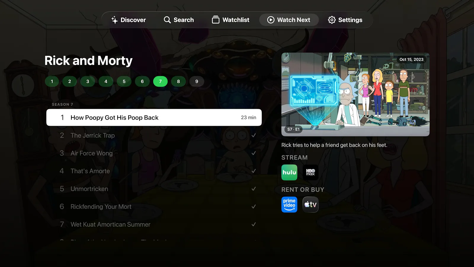 WatchQueue- Watchlist for Apple TV screenshot 4