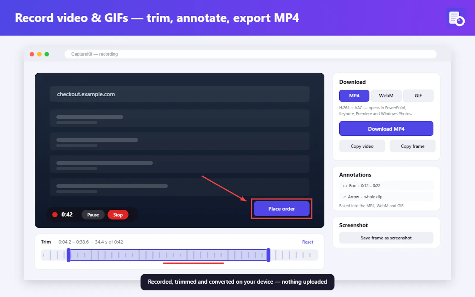 CaptureKit — Screenshot & Annotate screenshot 4